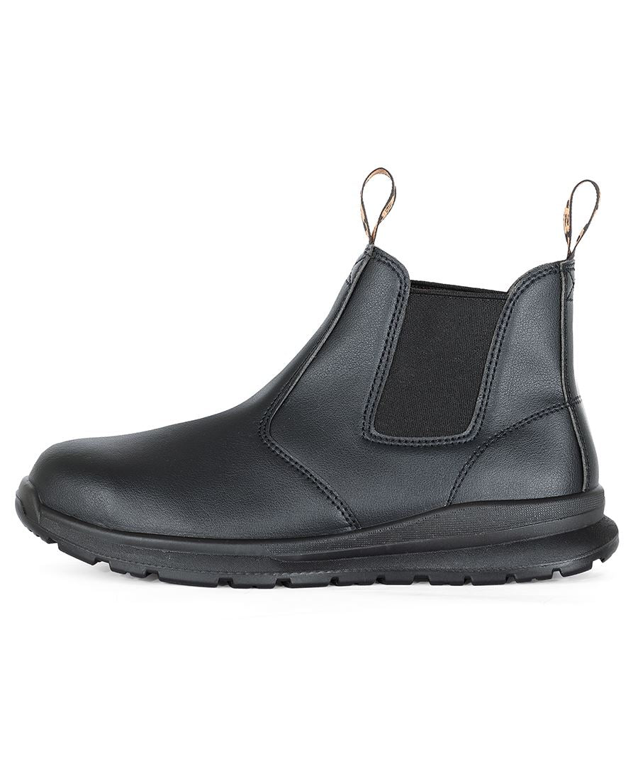 JB's Microfibre Elastic Sided Safety Boot Black-03