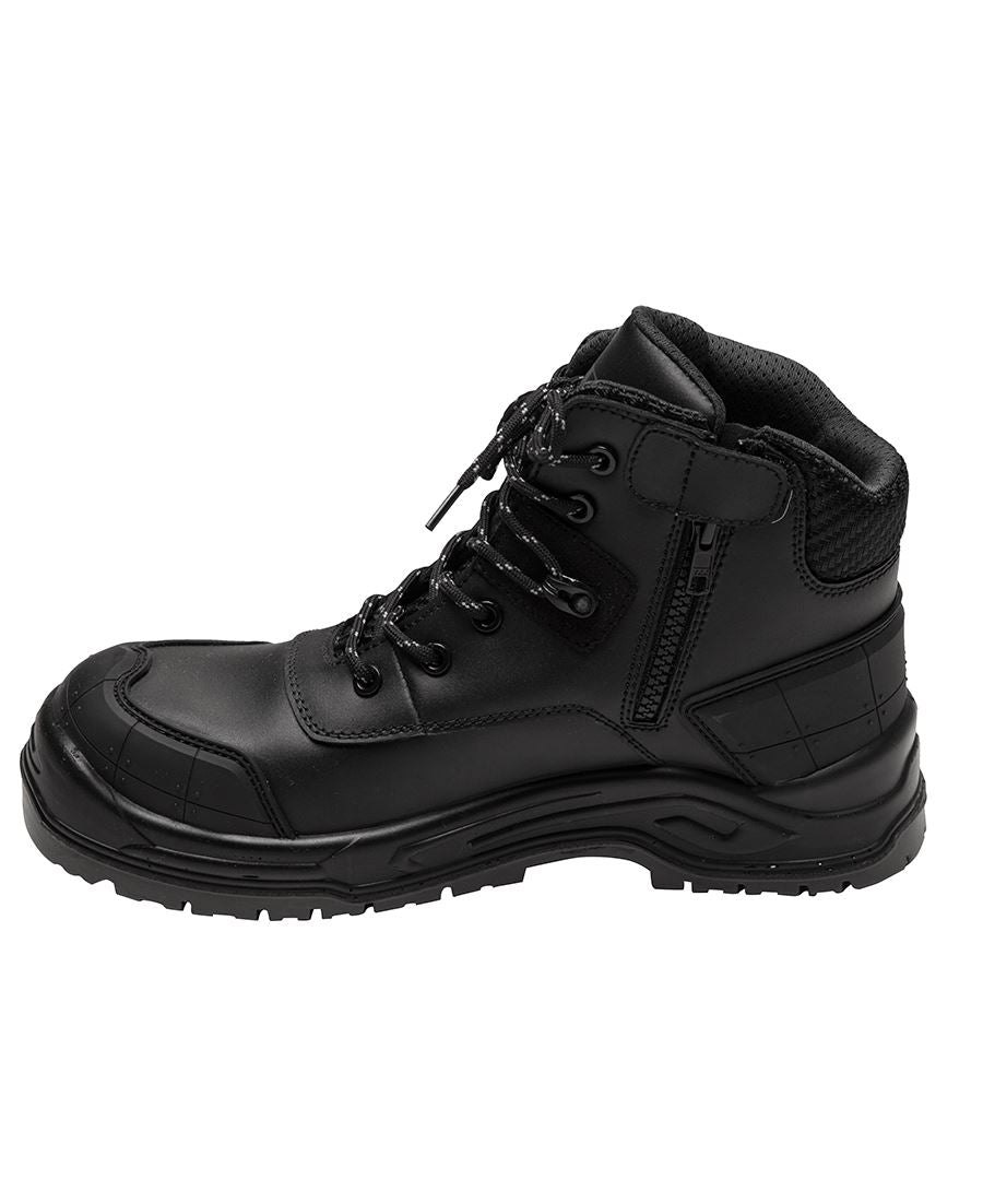 JB's Cyborg Zip Safety Boot Black-04