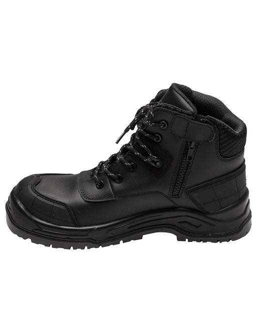 JB's Cyborg Zip Safety Boot Black-04