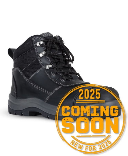 JB's Atrax Zip Safety Boot Black/Grey -03