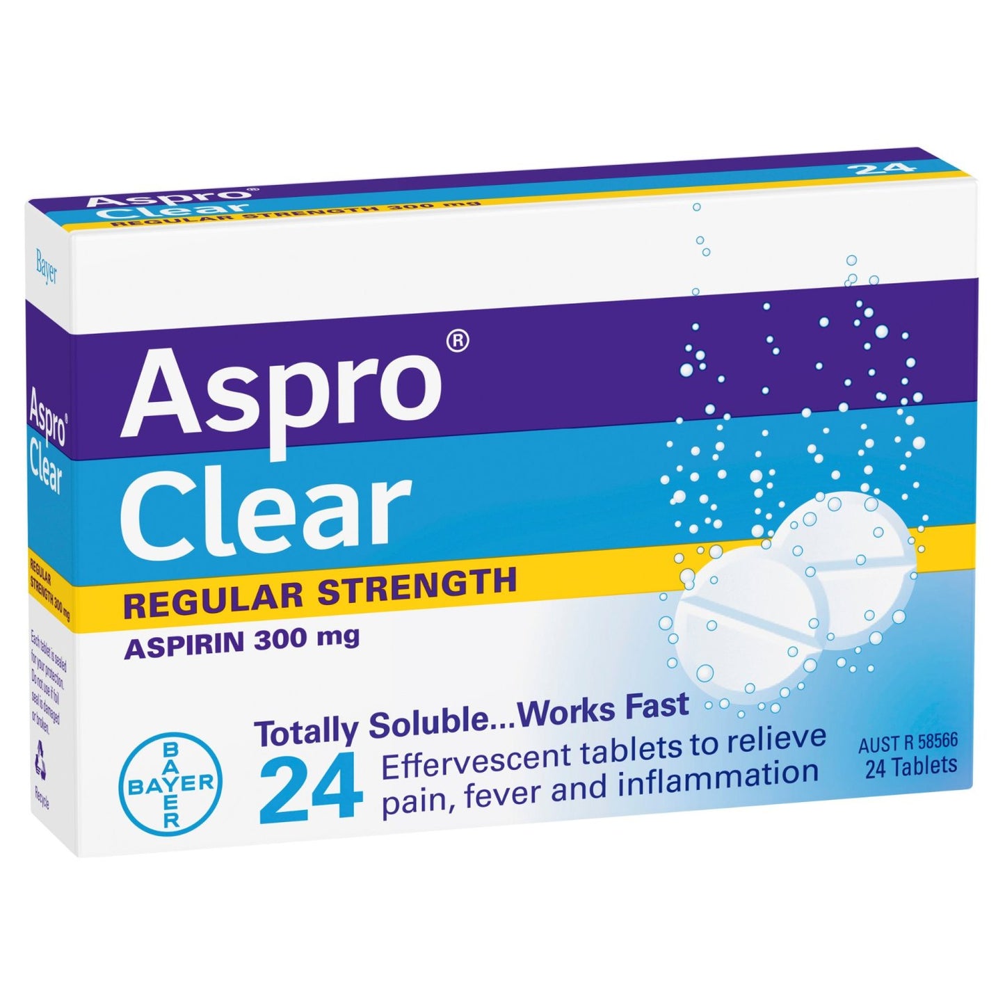 BAYER AC24 Aspro Clear Tabs 24