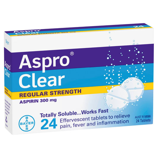 BAYER AC24 Aspro Clear Tabs 24
