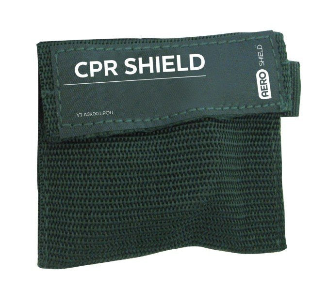 AERO HEALTHCARE AH-ASK001 CPR Resuscitation Shield in Key Ring Case 6cm x 6cm