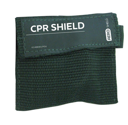 AERO HEALTHCARE AH-ASK001 CPR Resuscitation Shield in Key Ring Case 6cm x 6cm