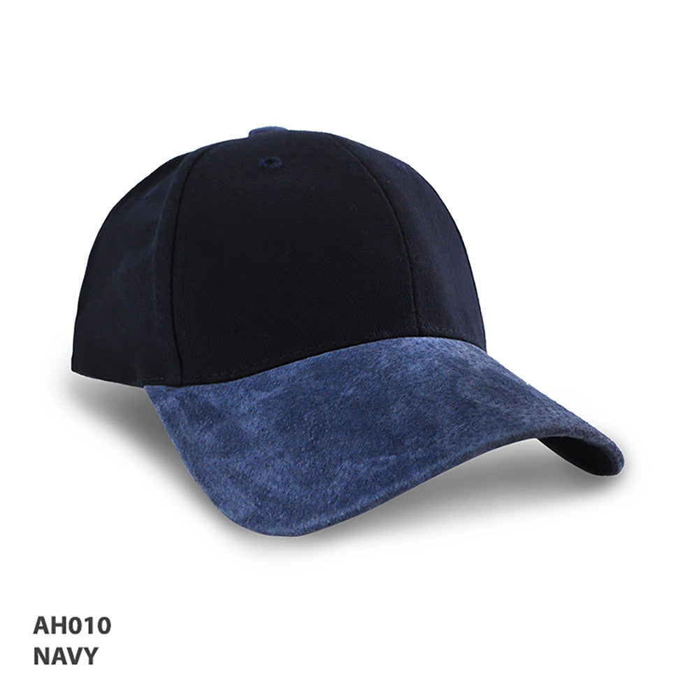 Hbc With Suede Peak Cap