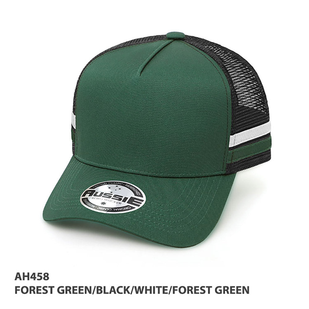 Kids A-Frame Striped Trucker Cap