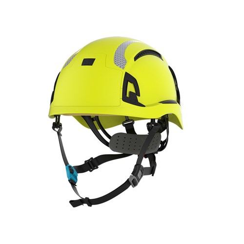 JSP Safety Evo Alta Skyworker Vented Safety Helmet With Cr2 Reflective Kit - Hi Vis Yellow