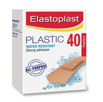 BEIERSDORF B11471 Elastoplast Aqua Protect Waterproof Strips 19mm x 72mm Pack of 40