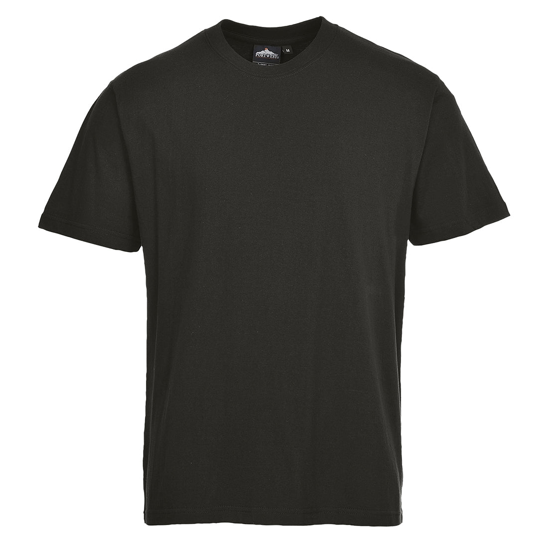 Portwest Turin Premium T-Shirt in Black