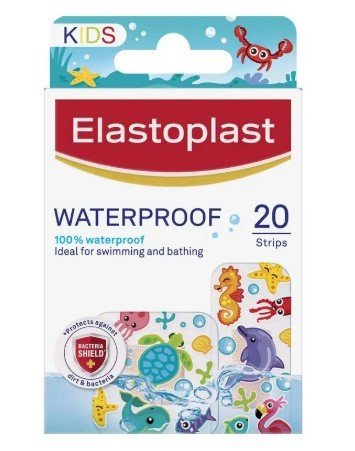 BEIERSDORF B48835 Elastoplast Kids Waterproof Plastic Strips Pack of 20
