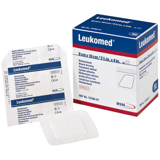 BSN MEDICAL B72380-02 Leukomed Island Dressing 8cm x 15cm Box of 50