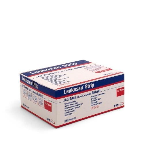 BSN MEDICAL B72740-02 Leukoplast Wound Closure Strips 6mm x 75mm Box of 50