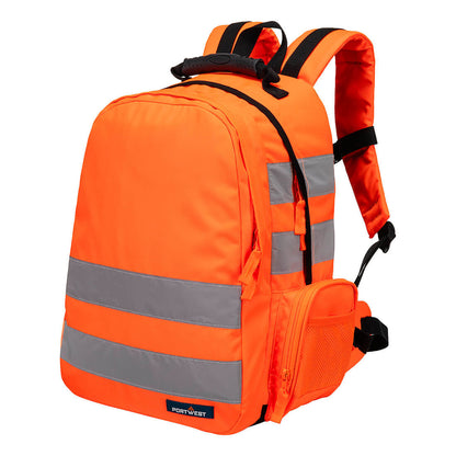 Portwest Hi-Vis Backpack in Orange