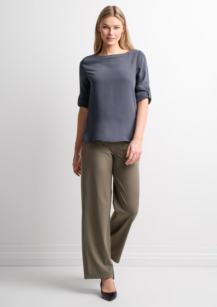 BizCollection BB2606L Womens Soft Stretch Pant - Taupe