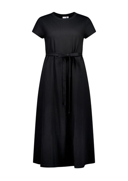 BizCollection BBS2605L Womens Grace T-Shirt Midi Dress - Black