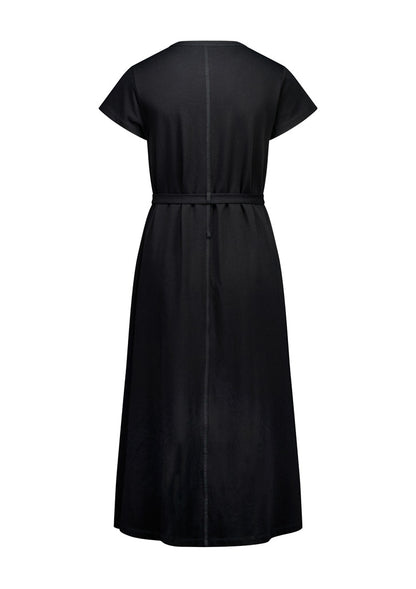 BizCollection BBS2605L Womens Grace T-Shirt Midi Dress - Black