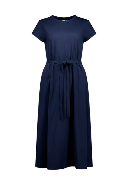 BizCollection BBS2605L Womens Grace T-Shirt Midi Dress - Navy