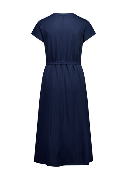 BizCollection BBS2605L Womens Grace T-Shirt Midi Dress - Navy