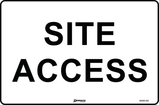 Max Global Products S6395 Site Access Sign