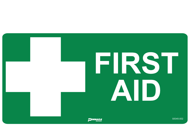 Max Global Products S5045 First Aid (With Picto) Sign