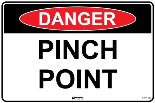 Max Global Products S2095 Danger Pinch Point Sign
