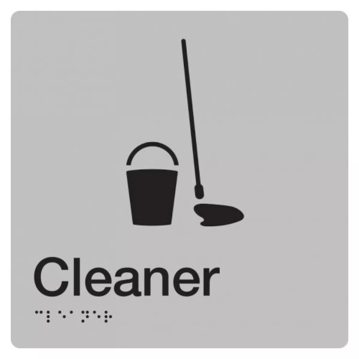 Max Global Products BS059 Sign, Cleaner, , Blue/White PVC