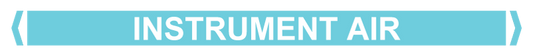 Max Global Products PM054 Pipe Markers, , Pack/10 - Instrument Air (Light Blue)