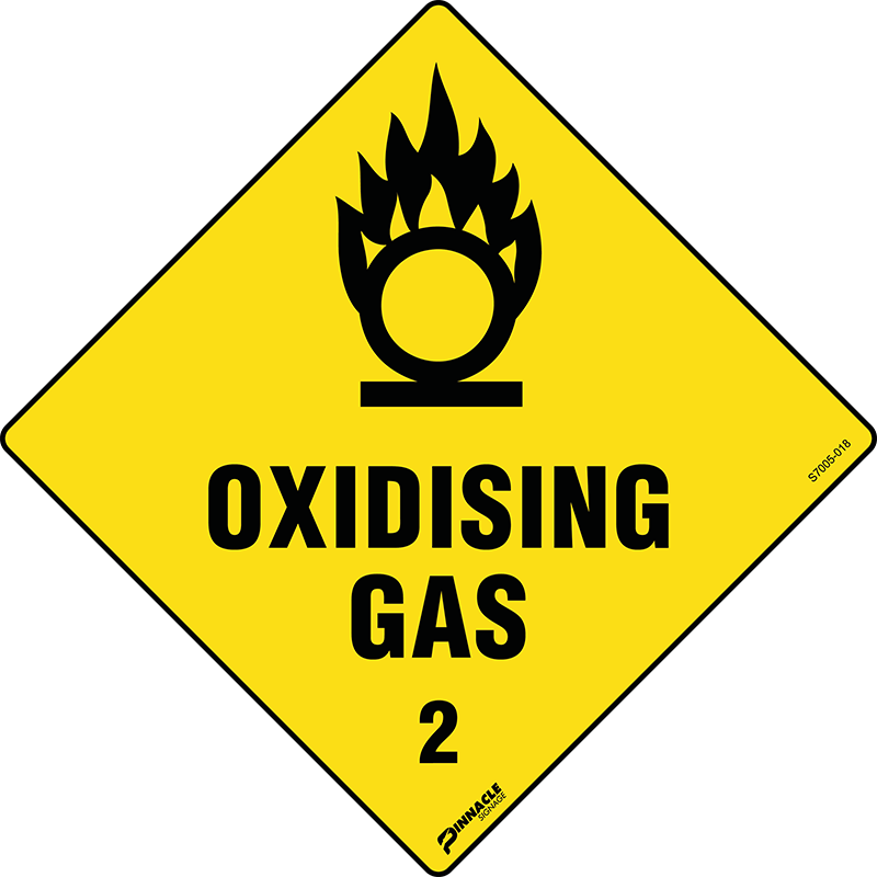 Max Global Products S7005 Oxidising Gas 2 Sign