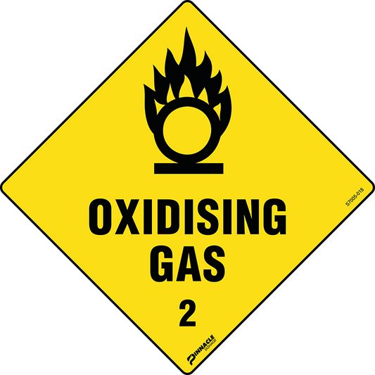 Max Global Products S7005 Oxidising Gas 2 Sign