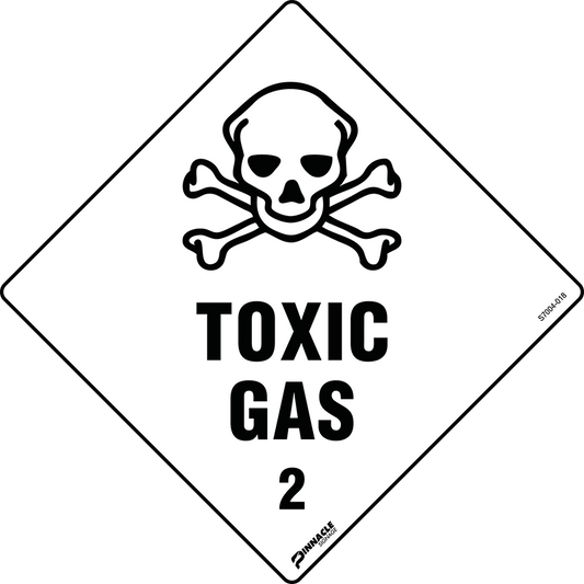 Max Global Products S7004 Toxic Gas 2 Sign