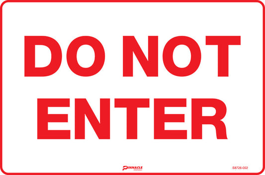 Max Global Products S8726 Do Not Enter Sign