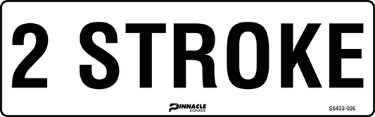 Max Global Products S6433 2 Stroke Sign