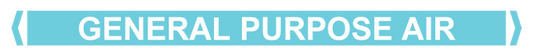 Max Global Products PM053 Pipe Markers, , Pack/10 - General Purpose Air (Light Blue)