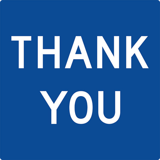 Max Global Products MM538 Thank You, Multi Message Sign