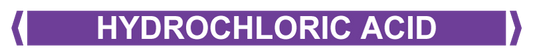 Max Global Products PM041 Pipe Markers, , Pack/10 - Hydrochloric Acid (Violet)