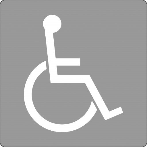 Max Global Products STEN1101 Stencil, Disabled Picto Sign