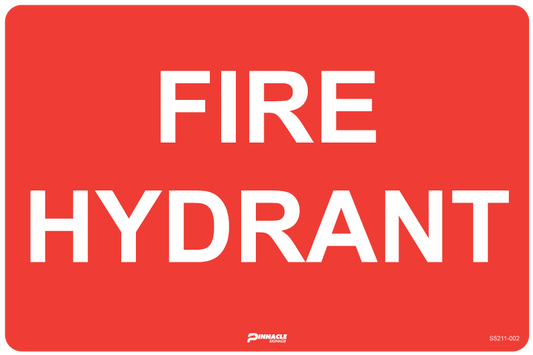 Max Global Products S5211 Fire Hydrant Sign