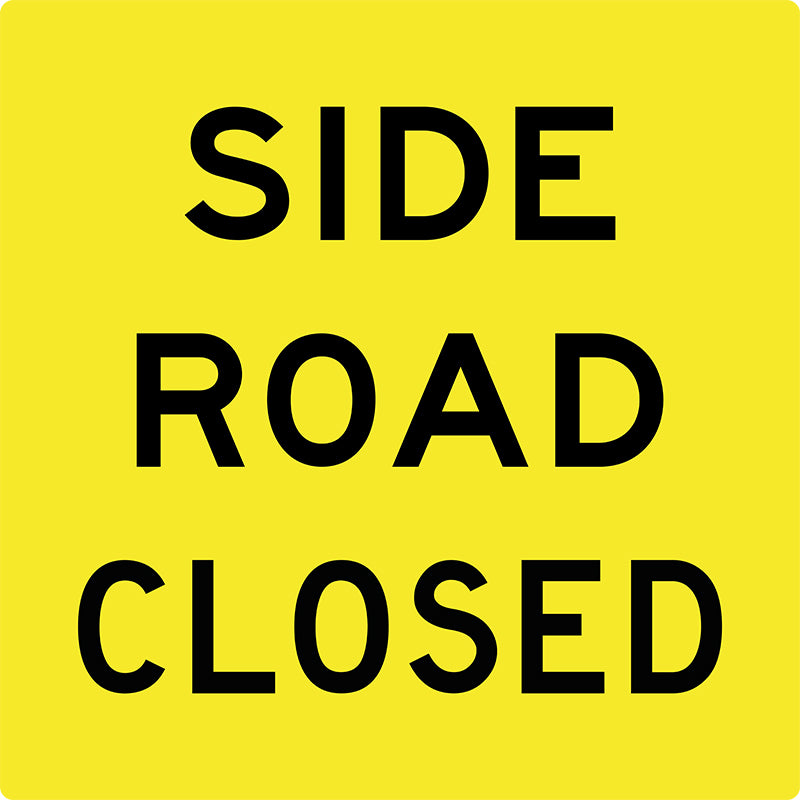 Max Global Products MM592 Side Road Closed, Multi Message Sign