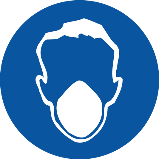 Max Global Products S1071 Mask Pictogram, Disc Sign