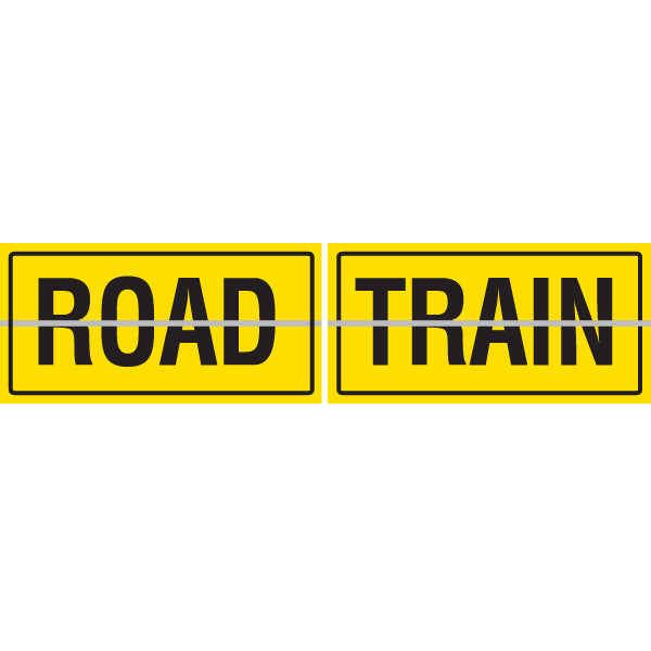 Max Global Products VS012 Road Train, , Two Piece Hinged Sign