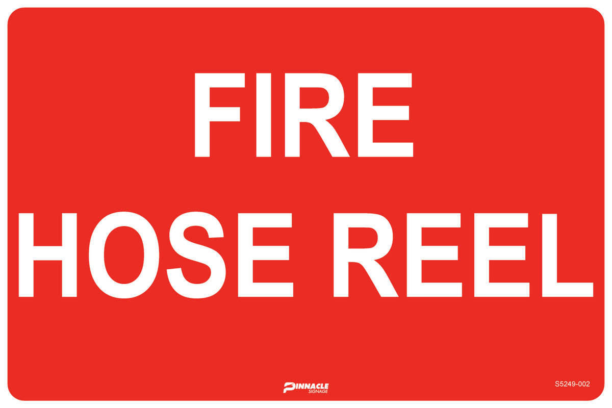 Max Global Products S5249 Fire Hose Reel Sign