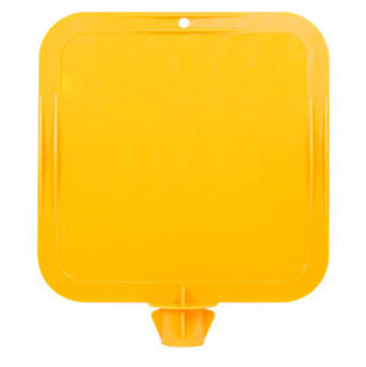 Max Global Products CS1001 Yellow Lock In Sign Frame, Blank Yellow