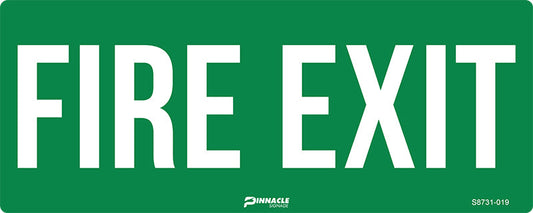 Max Global Products S8731 Fire Exit, Luminous Sign