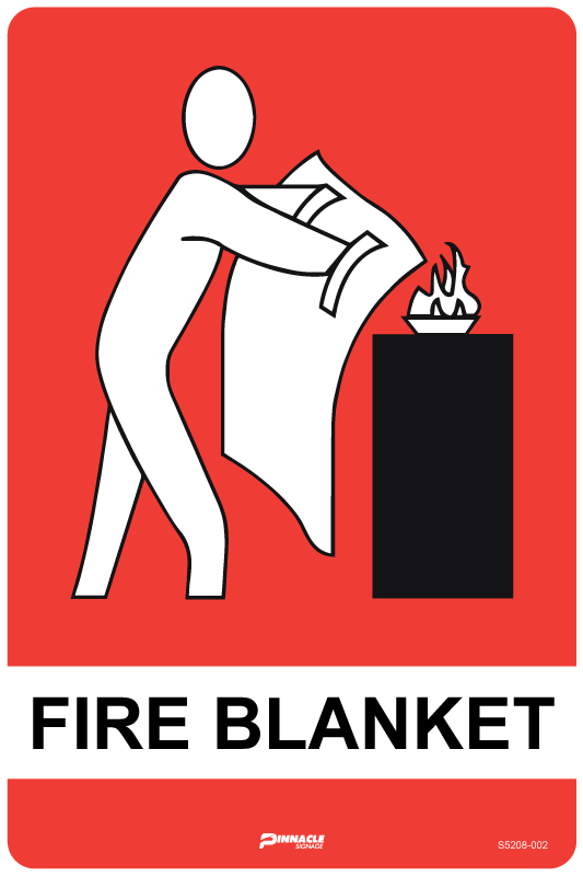 Max Global Products S5208 Fire Blanket Sign