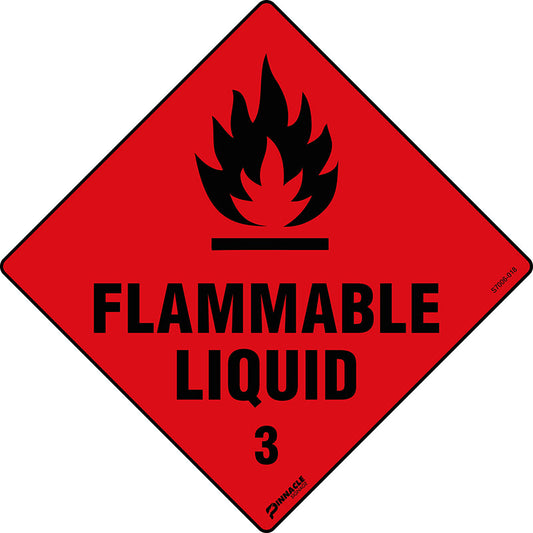 Max Global Products S7006 Flammable Liquid 3 Sign