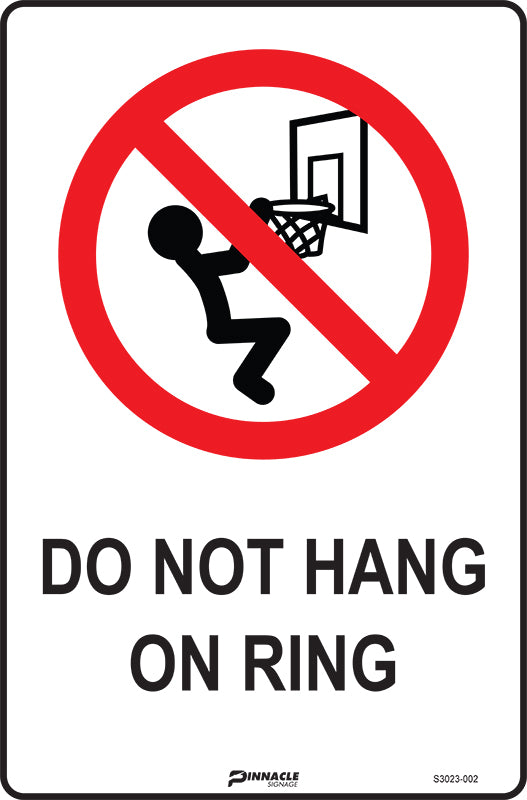 Max Global Products S3023 Do Not Hang On Ring Sign
