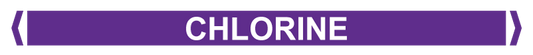 Max Global Products PM092 Pipe Markers, , Pack/10 - Chlorine (Violet)