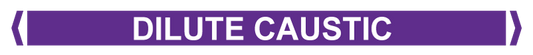 Max Global Products PM095 Pipe Markers, , Pack/10 - Dilute Caustic (Violet)