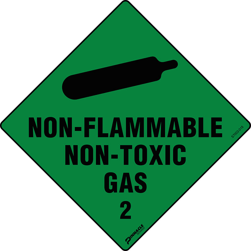 Max Global Products S7003 Non-Flammable Non-Toxic Gas 2 Sign