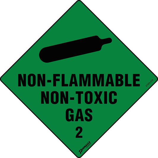 Max Global Products S7003 Non-Flammable Non-Toxic Gas 2 Sign